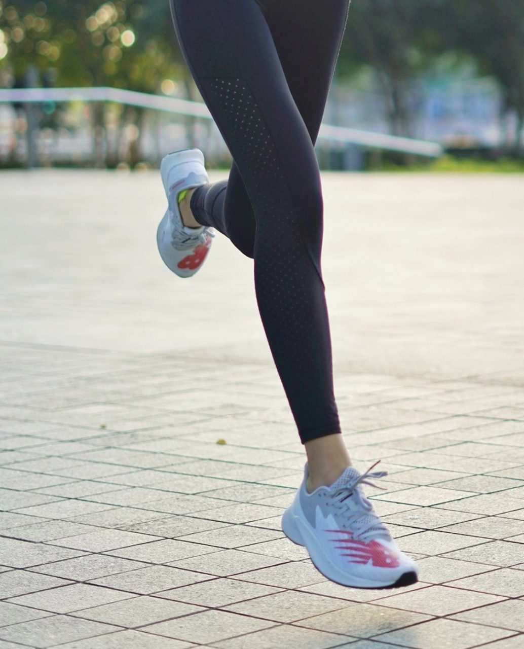 HelloPhysio x New Balance Featuring Victoria Martin-Tay of BoOm Functional Fitness Women's White and Red HelloPhysio x New Balance Featuring Victoria Martin-Tay of BoOm Functional Fitness Women's White and Red
